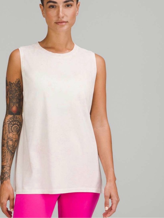 lululemon athletica Tops - Lululemon All Yours Tank Top Vitasea Size 8 Citrus Strawberry Milkshake Wash